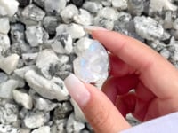 Small Raw India Moonstone Mixed Black Mica Wholesale