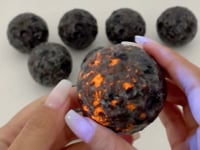 Yooperlite Moon Carving Wholesale (UV Reactive)