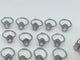 14 Pieces S925 Lavender Quartz Cut Faceted Ring Style #2