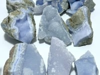 9 Pieces Blue Chalcedony Cluster Specimen