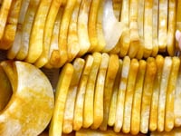 Golden Hematoid Quartz Moon Carving Fire Quartz Wholesale