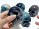 5 Pieces Beautiful Trolleite Skull Carving