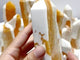 13 Pieces Large Yellow Calcite Tower Raw Side