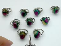 10 Pieces S925 Different Styles Ruby In Kyanite Ring