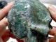 10 Pieces Moss Agate Skull 3.1-3.7in