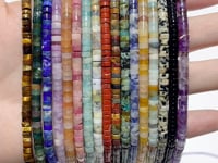 17 Types Crystal Spacer Rondelle Beads Wheel Beads Wholesale DIY Accessories Bracelets