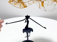 Golden Hematoid Quartz Peacock Wing With Stand