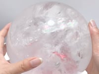 6.8in Large Clear Quartz Sphere