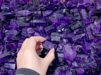 Small Deep Purple Amethyst Points Wholesale
