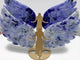2 Pairs Blue Aventurine Angel Wing Carving With Stand