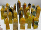 26 Pieces Deep Yellow Bumble Bee Jasper Raw Side Point