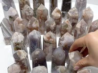 32 Pieces Fats Sakura Flower Agate Tower Points