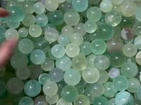 Small Light Green Fluorite Transparent Sphere 1.8-3cm Wholesale