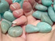 Polished Amazonite Gravel Small Tumbled Mixed Size Wholesale
