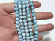 5 Pieces Larimar 6mm Bracelet Dominican Republic Larimar