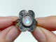 #D12 Silver Rings Wholesale Citrine Sunstone Garnet Topaz Amethyst Black Tourmaline Rutile Moonstone
