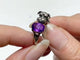 #D15 Silver Rings Dog Shape Wholesale Black Tourmaline Sunstone Amethyst Topaz Citrine