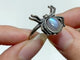 #E1 Silver Rings Spider Shape Wholesale Moonstone Labradorite Rutile