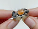 #G4 Silver Rings Skeleton Shape Wholesale Sunstone Garnet Amethyst Tourmaline Citrine Topaz
