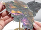 Beautiful Labradorite Butterfly Wing Carving With Stand