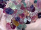 0.4-1.1in Small Rainbow Fluorite Tumbled Wholesale