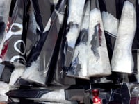 Black Agate Mixed Quartz Obelisk Point Tower Wholesale