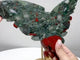 Beautiful Africa Blood Stone Butterfly Wing Carving With Stand