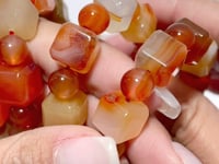 Sugar Cube Carnelian Bracelets Wholesale