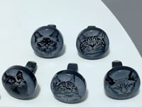 Black Obsidian Engraved Cat Car Air Vent Clips Wholesale Car Accessories