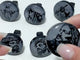 Black Obsidian Engraved Jesus Christ Car Air Vent Clips Wholesale Car Accessories