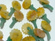 Sunflower-shaped Yellow Jade And Green Aventurine Leaf Carving Wholesale