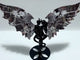 Morocco Agate Demon And Angel Wing Carving With Stand