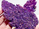 Beautiful Purple Aura Quartz Cluster Angel Wing With Stand