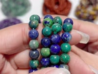 6mm Fluorite Phoenix Pine Stone Moonstone Ruby Zoisite Red Jasper Bracelet Wholesale