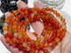 6mm Carnelian Howlite Silver Sheen Obsidian Dragon Blood Stone White Agate Bracelet Wholesale