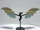 Blue Onyx Stone Flying Dragon Wing With Stand