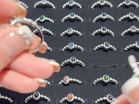 Natural Colorful Opal Crystal Ring Wholesale