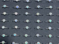 Natural Opal Crystal Ring Cat Paw Shape Wholesale