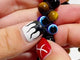 Multiple Materials Evil Eye Woven Adjustable Bracelets Wholesale Tiger Eye Obsidian