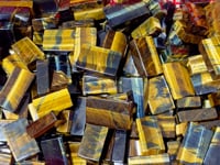 Blue Mixed Yellow Tiger Eye Cuboid Wholesale
