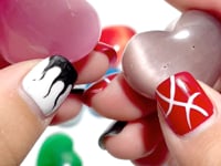 Colorful Glass Cat Eye Heart Wholesale