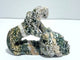 Beautiful 8th Vein Ocean Jasper Leopard Panther Skull Carving