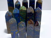 14 Pieces Unique Azurite Tower Point