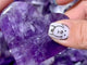 Chevron Amethyst Heart Shape Wholesale