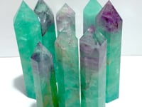 8 Pieces Large Fat Fluorite Tower