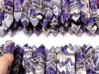 Chevron Amethyst Double Points Wholesale