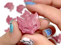 Rhodonite Fox Face Carving Wholesale