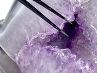 Druzy Geode Amethyst Mixed Agate Large Skull Carving