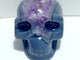 Unique Druzy Geode Amethyst Mixed Agate Skull Carving