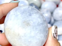 Blue Calcite Palm Wholesale 4.5-7cm/3-5cm